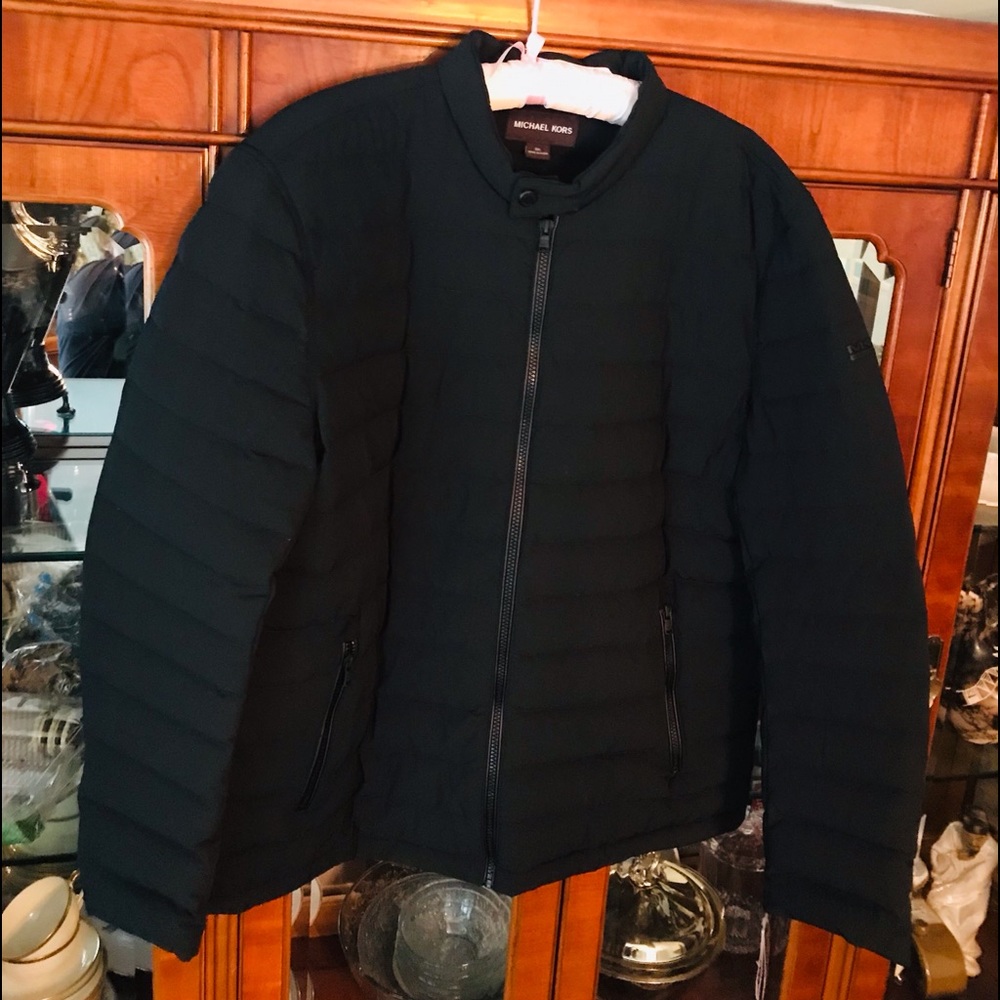 ***Down Puffer Jacket MICHAEL KORS Black:XXL NWT $225